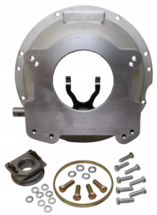 Flathead V8 Bellhousing Adapter | 1932-1950 Ford to 1983-1993 Mustang T5 | Round-End Shaft